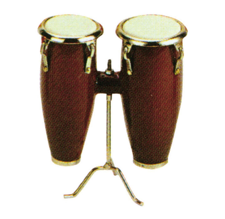 Miniature Double Conga Musical Instrument Replica Gift